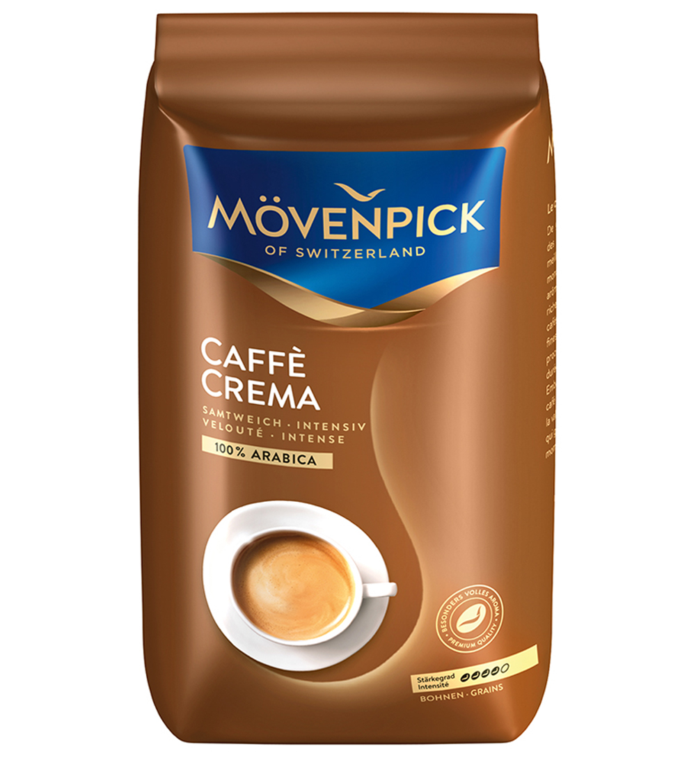 Mövenpick Caffe Crema 1 kg bønner - Kaffebønner - Absolut Kaffe