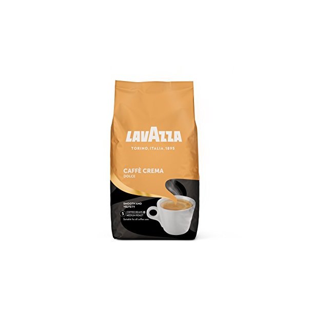 Lavazza Caffe Crema Dolce 1 kg bønner Kaffebønner Absolut Kaffe