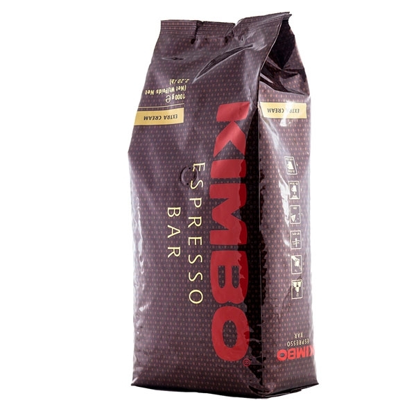 Kimbo Extra Cream bønner 1 kg - Kaffebønner - Absolut Kaffe