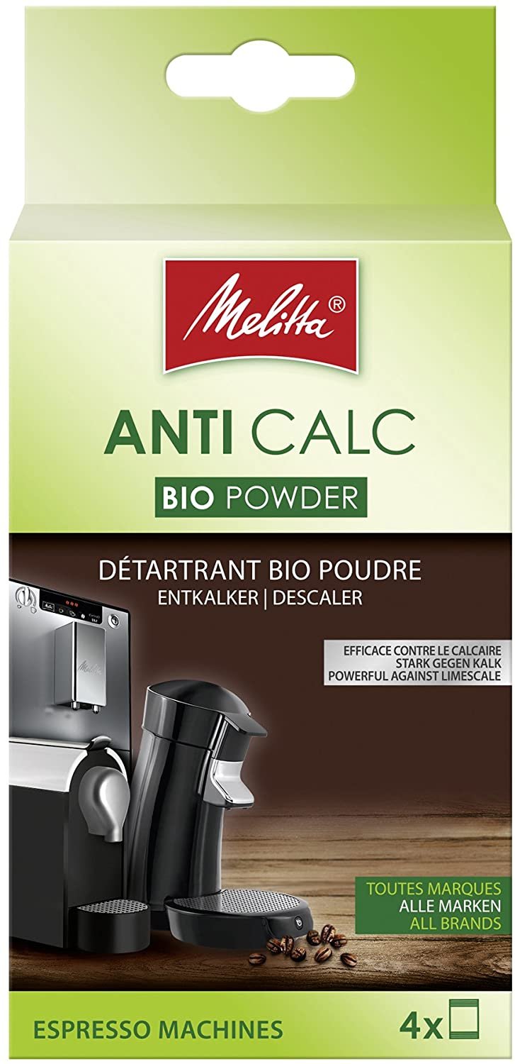 Melitta Anti Calc Bio pulver 4 * 40g - Plejeprodukter - Absolut Kaffe